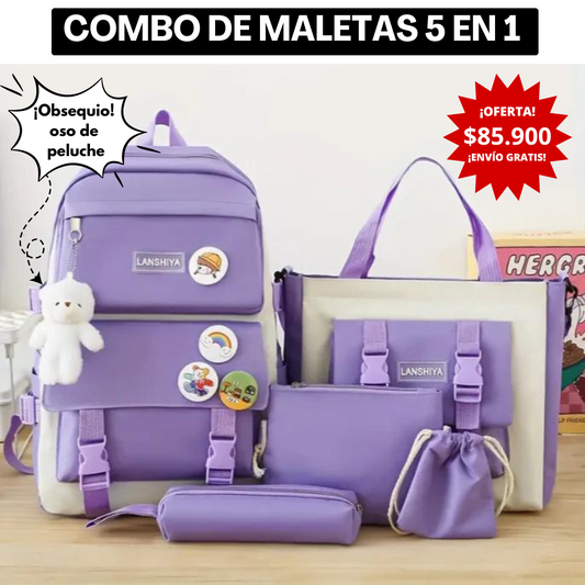 COMBO MALETA 5 EN 1